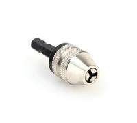 Jeffergarden Convertidor Adaptador de Vástago Hexagonal de Portabrocas sin Llave de 1/4 de Pulgada para Destornillador de Impacto con Ajuste con los Dedos Rápido Rango de Sujeción de 0,3-3,6 Mm Uso
