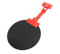 Jeffergarden Cortina de Soldadura Panel Opaco Cubierta para Casco de Soldadura Protector Facial de con Clip Portátil Redondo de 18 Cm con Soporte de Clip Ajustable para Proyectos de