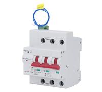 Jeffergarden Interruptor Automático Inteligente 3P AC400V PC Retardante | Disyuntor inteligente 3P AC400V PC retardante monitoreo y control remoto con protección contra sobretensión DIN