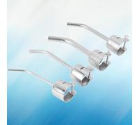 Jeffergarden Juego de Boquillas para Pistola de Aire Caliente Boquilla de Codo Extendida de Aleación de Aluminio 3 Mm 5 Mm 6 8 con Tornillo de Bloqueo para Retrabajo de Soldadura para 850 850A 852