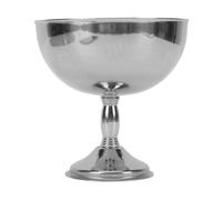 Jeffergarden Juego de Tazas de Helado de Acero Inoxidable 304, Tazón de Postre con Patas y Cuchara, Taza de Helado Redonda Retro, Porción Reutilizable para, Pudín, Ensalada, Yogur, Cumpleaños,