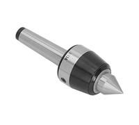 Jeffergarden Live Center Cono Morse de Alta Velocidad MT3 Giratorio para Torno Punta de Carburo de Acero 40Cr Cono de 60 Grados con Husillo Punta de Herramienta CNC Extendida para Tornos CNC de Alta