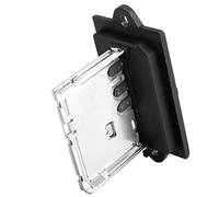 Jeffergarden Resistencia del Motor del Ventilador Resistencia del Ventilador del Calentador ABS de Aluminio con Control de Velocidad Preciso Protección contra Sobrecalentamiento Fácil Instalación