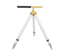Jeffergarden Soporte para Trípode para Topógrafo Accesorios para Estación Total Mini Prisma Compacto Ajuste de de 46 a 60 Cm Aleación de Aluminio Ligero Estable Resistente Al Viento con Bolsa de