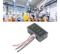 Jeffergarden Tacómetro de Motor Medidor Digital de RPM con Sensor de Proximidad NPN Hall Pantalla LED de 4 Dígitos CC 8 a 24 V 10 a 9999 RPM para Medición de Velocidad del Motor en Equipos