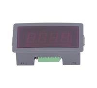 Jeffergarden Tacómetro Digital ABS RPM Medidor de Velocidad, 1 a 50000 RPM Pantalla LED Verde de 4 Dígitos, Entrada de Pulso DC9 a 30 V con Salida de Alarma para Monitoreo de Mantenimiento de