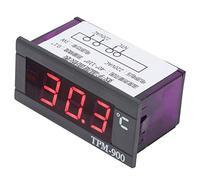 Jeffergarden Termómetro Digital Termómetro LCD Termometro -40 ℃ a +110 ℃ Montaje en Panel de Respuesta Rápida de Alta Precisión con Pantalla LCD para Refrigeradores Vitrinas