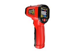 Jeffergarden Termómetro Infrarrojo Pistola de Temperatura Termómetro Láser sin Contacto con Orientación Multipunto Relación 12:1 D:S -58F a 1112F para Automoción HVAC Cocina Eléctrica Uso (rojo)