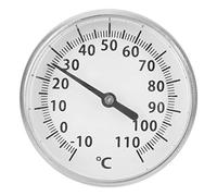 Jeffergarden Termómetro para Alimentos Termómetro de Sonda de Temperatura de Acero Inoxidable para Cocinar café Espuma de Leche con Lecturas Rápidas y Precisas 0-220 °C Esfera Grande