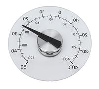 Jeffergarden Termómetro para Exteriores Puerta de Ventana Medidor de Temperatura Transparente Clima Alta Sensibilidad Diseño Portátil Fácil Instalación Amplio Rango -40 ℃ a 50 ℃ Función a Prueba de