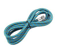 Jeffergarden Trenzado Aerógrafo Manguera 1.8M Trenzado Aerógrafo Manguera compresor de aire herramienta 1/8 "a 1/8" Adaptador Adaptador