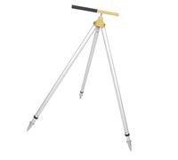 Jeffergarden Trípode de Poste de Prisma, Ajustable, 75-120cm, Equipo Topográfico de Aluminio con Bolsa de Almacenamiento para Personal de Nivelación de Estación Total