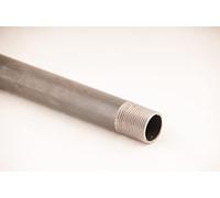 JEH - Juego de abrazaderas de tornillo de banco de 1200 mm, solo tubo, 3/4, kit de metal, carpintería, metal, pegado de madera, tubo resistente, negro y rojo