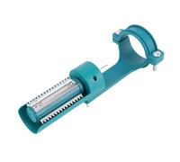 Jelquix Báscula Eléctrica para Quitar Escamas de Pescado para Cocina, | Accesorio de taladro de dientes de sierra de acero inoxidable dentado de 6 filas, herramienta de enjuague con agua
