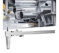 Jelquix Calibrador Vernier Interior Profesional de Doble Garra Hecho de Acero Al Carbono Duradero para una Medición Precisa del Diámetro Interior (9-200 mm)