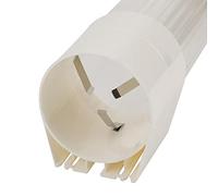 Jelquix Dispensador de Vasos de Papel para 60-80 Tazas con Botón de un Toque para Servir y Organizar Fácilmente, Plástico ABS y PC Duradero, Ideal para el Hogar la Oficina (White)