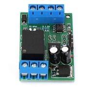 Jelquix Módulo de Relé, 12V 1 Canal, MODBUS RTU para Automatización PLC | Seis modos de trabajo, control de comando AT, conmutador serie MODBUS RTU para redes industriales