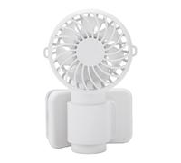 Jelquix Ventilador de Mano Portátil para Viajes, Oficina, 3 en 1 con | Circulador de aire recargable USB C de 1000 mAh, refrigeración ajustable de 90 grados para el hogar y el exterior