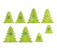 JEM Cortadores de Árbol de Navidad 3D, Set de 8 Piezas