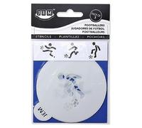 JEM PME Juego de 3 Plantillas de Futbolista para decoración de Pasteles y Galletas