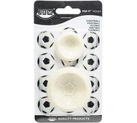 Jem Pop It - Molde Balón de Fútbol, Juego de 2 - Tamaño Grande y Pequeño