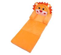 Jenivaint Sofá para Niños Sillón Plegable para Niños Pequeños Cama de Tela Esponja Silla de Lectura Abierta de 2 Capas con Reposabrazos Anchos Forma Animal para Dormitorio Sala de Juegos Pequeños (3