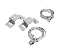 Jenivaint Soportes de Montaje para Letreros, Herrajes de Abrazadera de | Correas de Acero Inoxidable para Postes Redondos de 4 a 15 Pulgadas, Se Adapta a Señales de Tráfico, Tanques de