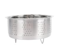 Jenngaoo Cesta Vaporera para Olla a Presión de Acero Inoxidable, Colador Multiusos para Eliminar Almidón del Arroz para Cocinar Verduras Huevos Patatas Maíz (16.5CM)