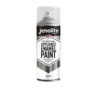 JENOLITE Pintura esmaltada para electrodomésticos | BLANCO | Actualizar y restaurar electrodomésticos | Ideal para frigoríficos, congeladores y lavadoras | 400ml