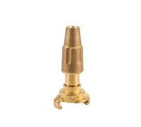 Jeringa de acoplamiento rápido de latón GARDENA para 19 mm (3/4 ") - Mangueras: conexión de acoplamiento rápido, chorro de agua ajustable y ajustable (7131-20)