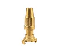 Jeringa de acoplamiento rápido de latón GARDENA para mangueras de 25 mm (1 "): conexión de acoplamiento rápido con chorro de agua ajustable y ajustable (7132-20)