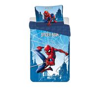 Jerry Fabrics Juego de cama infantil Spider-Man 140x200 cm + funda 70x90 cm 100% algodón Oeko-Tex