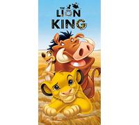 Jerry Fabrics Disney - Toalla de playa (70 x 140 cm), diseño del Rey León