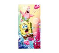 Jerry Fabrics Esponja Bob Esponja Toalla de ducha 70 x 140 cm Amigos 012