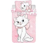 Jerry Fabrics - Juego de cama (2 unidades, funda nórdica Marie Les Aristogatos, 100 x 135 + funda de almohada de 40 x 60 cm, para cama de barro)