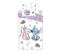 Jerry Fabrics Juego de funda nórdica 140 x 200 + 70 x 90 cm 100% algodón