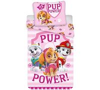 Jerry Fabrics Juego de funda nórdica individual de algodón, diseño de la Patrulla Canina