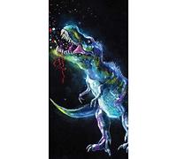 Jerry Fabrics License Sweet Home Toalla de Playa de Color Dinosaurio