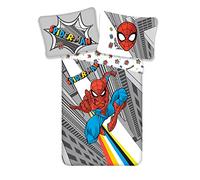 Jerry Fabrics – Juego de cama Marvel Spiderman 2 piezas 140x200/70x90 100% algodón multicolor