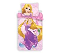 Jerry Fabrics Ropa de Cama de Disney para Niños con Cremallera, Algodón, Morado, 200x140x0.5 cm