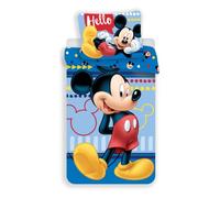 Jerry Fabrics Ropa de Cama para Niños con Cremallera, Diseño Mickey And Friends, Algodón, Multicolor, 200x140x0.5 cm