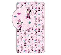 Jerry Fabrics Sábanas ajustadas Minnie Mouse 90 x 200 cm