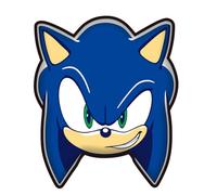 Jerry Fabrics Sonic the Hedgehog - Cojín erizo 35x30 cm, almohada suave para niños y fanáticos, decoración de juego, producto oficial, regalo ideal