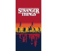 Stranger Things Toalla De Playa Sunset Para Niños 100% Algodón 140x70cm