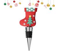 Jeruytgh Tapón para Botella de Vino, a Prueba de Fugas, 11 x 4 cm | tapa de corcho de Navidad, sello de botella de cerveza, diseño festivo, para botellas de vino, cerveza, botellas de vidrio, f