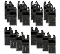 Jetcloud 10PCS Cuchillas Oscilantes Multiherramienta de Corte Acero Sierra para Madera Rápido Dientes de Carburo para Dremel Fein Multimaster Makita Bosch Mix Multitool Accesorios