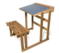 Jeujura School SchoolJ8862 - Escritorio de Madera de Roble, Multicolor