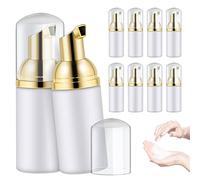 Jevina - Lote de 10 de perfume - 30 ml - Dispensador de jabón de espuma vacía para jabón líquido para manos - Gel de ducha y champú para pestañas