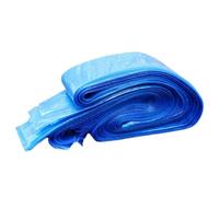 JEWEDECO 100 Fundas Desechables para Clip Cord de Plástico Azul, Bolsas Protectoras para Evitar Polvo, Paquete de 100 Unidades