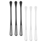 JEWEDECO Batidor de Huevos Manual Mini de 6 Piezas Mango de Pp Resistente sin Rebabas Adecuado para Mezclar en Pastelerías y Restaurantes Reutilizable